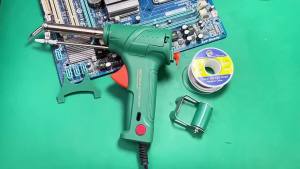 Fast Delivery⚡External heating industrial welding tool 60W multifunctional soldering iron heating welding kit temperature adjustable up to 480 ℃ (5-piece set)