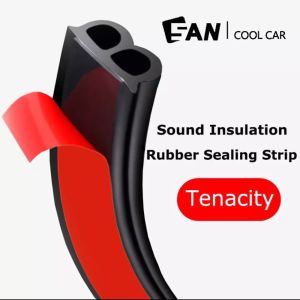 12 Meter B Type Car Door Sealing Strip Adhesive Car Universal Sound Insulation Rubber Seal Strip