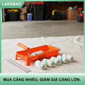 【LAKEBAO】 8 chiếc Con Lăn Sơn nhỏ đặt vải mật độ cao 2 inch với khay sơn chắc chắn cho cạnh góc và sơn chi tiết