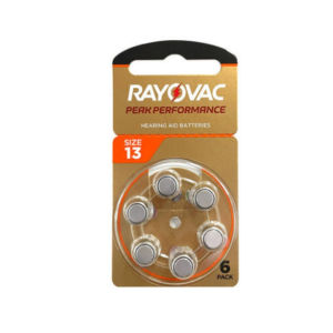 Vỉ 6 Viên Pin Máy Trợ Thính Rayovac PR41(312) / PR44(675) / PR48(13) / PR70(10) 145V