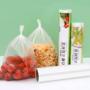 50 Túi Đựng Thực Phẩm Sinh Học Tự Hủy Màng PE Bọc Thực Phẩm An Toàn Thân Thiện Với Môi Trường-NIEVE