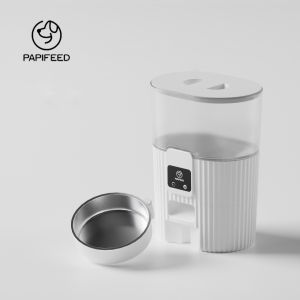 3L Stainless Steel Digital Pet Feeder with Automatic Dispensing & Built-in Moisture Proof Box - Dual Power - Ready Stocks