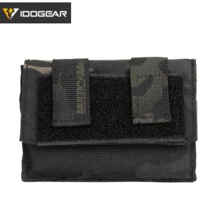 IDOGEAR Tactical FAST Helmet Utility Pouch Removable Rear Pouch NVG Counterweight Water-resistant Battery-Pouch 3549