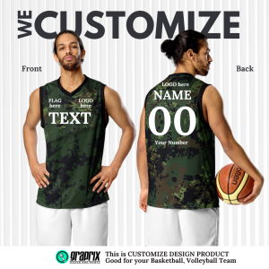 Customize Rate Army in the Field basketball jersey Design Source File