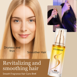 Hair Care Essential Oil Spray for Women to Prevent Dryness and Frizz Repair and Smooth Hair Oil Special Nutrient Solution Long Lasting Fragrance Genuine一喷顺香氛护发精油喷雾