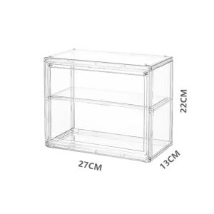 【Agate Design】Magnetic Cosmetic Organizer Acrylic Display Box Storage HD Dustproof Toy Display Box 盲盒手办收纳盒