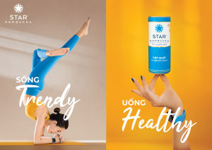 Combo 2 thùng 12 lon trà STAR KOMBUCHA mix 6 vị (250ml/lon) - Trà lên men vi sinh chứa probiotics giúp bảo vệ sức khỏe