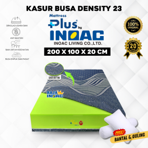 200x100x20 Kasur Busa INOAC Mattress Plus Bright Density 23 Garansi 20 Tahun Ukuran Single