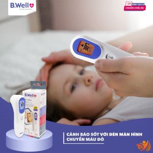 Nhiệt kế hồng ngoại B.Well Swiss TH-7000 đo trán môi trường vật thể - Xuất xứ Thụy Sĩ - Bảo hành chính hãng 2 năm