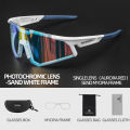 ROCKBROS HD Cycling Sunglasses Polarized Anti-UV MTB Shades Ultralight Photochromic Unisex Road Bicycle Glasses. 