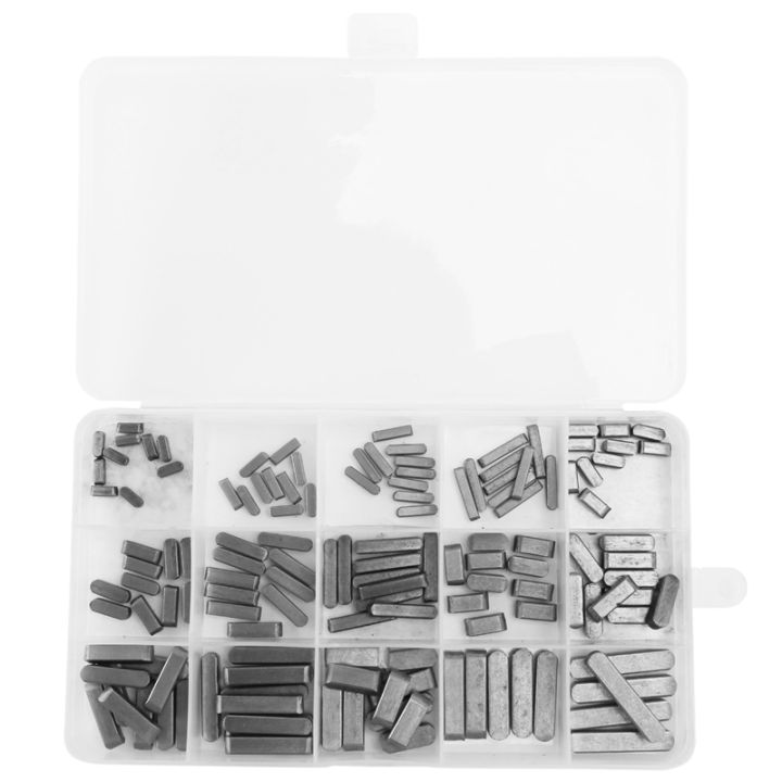 140Pcs Key Stock Assortment 10mm x12mmx 16mm x20mm x25mm x30mm Key ...