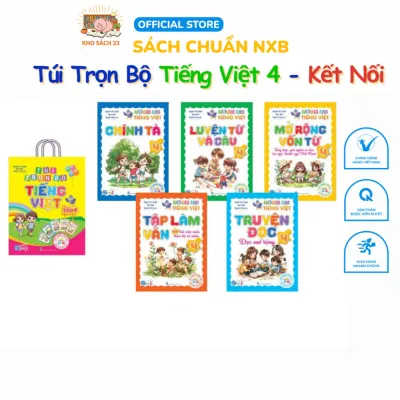 Sách - [ Lớp 4 - Kết Nối Tri Thức ] - (Bộ 5 quyển): Trọn bộ Tiếng Việt 4 Học Chuyên sâu