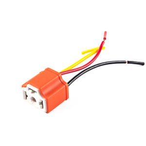 [Faster YG] H4 Three-plug Headlight Socket Lamp Socket Bulb Socket Flasher Socket