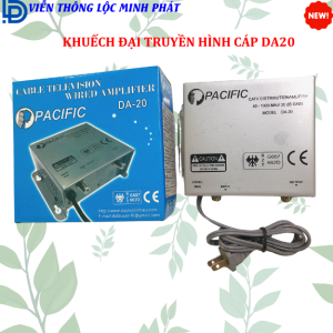 Khuếch đại tín hiệu truyền hình cáp Pacific DA20 mới 100% - bảo hành 12 tháng
