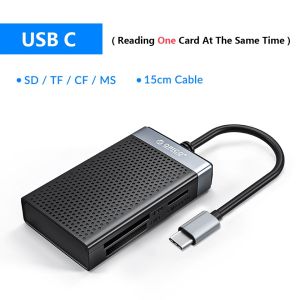 ORICO USB A Type C 3.0 Memory Card Reader Multi Lector Adapter for Micro SD SDHC SDXC MMC TF CF MS Pro Duo Stick Read Switch