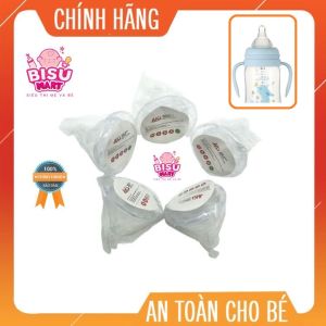 COMBO 5 cái Núm vú cổ rộng silicon siêu mềm Aki Size S M L Y