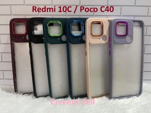 Hard Case Neo Hybird Steel Silicone Acrylic Chrome Silikon Redmi A1 / Redmi A2 Redmi 10A Redmi 9C Redmi 10C Poco C40