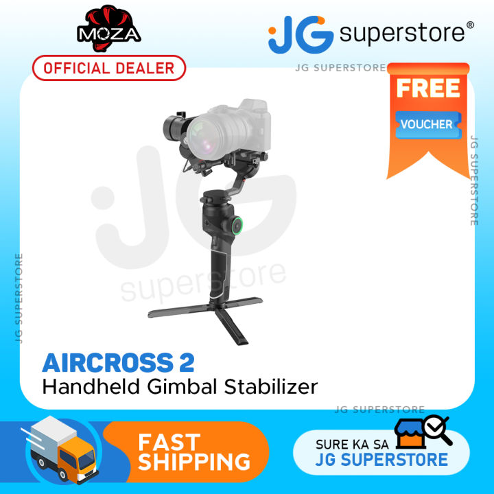 Moza Aircross 2 3-Axis Handheld Gimbal Stabilizer for DSLR and Mirrorless Camera | JG Superstore