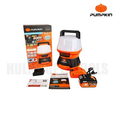 PUMPKIN ไฟ LED ไร้สาย แบบไฟโคม ส่องรอบด้าน 360 องศา ( 50603 ครบชุด ) ( 50602 เครื่องเปล่า ) ( 50604 ขาตั้งไฟ )ของดีต้องใช้