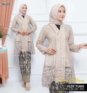 Set Tunik Floy Kebaya Modern Tile Sapto  Kebaya Tunik Formal Wanita Cantik Kekinian 2023 AZk23