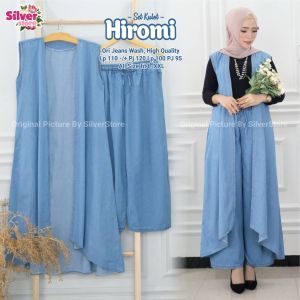 SETELAN LONGOUTER CELANA JEANS TERBARU / SETELAN BILLISA JEANS JUMBO