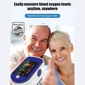 Finger Clip Pulse Oxygen Monitor/Portable Fingertip Heart Rate Monitor/Accurate Blood Oxygen Saturation Detector/Compact Health Tracker For Home Or Travel