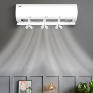 Air Conditioning Air Guide Fan Outlet Anti-Direct Blowing Aircon Deflector 360° Rotating Blade Wind Guide Fan