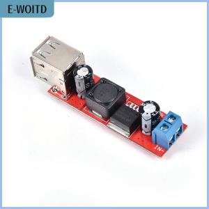 【E-WOITD】 DC 6V-40V 12V To 5V 3A Dual USB Charger DC-DC Step-down Converter Module LM2596