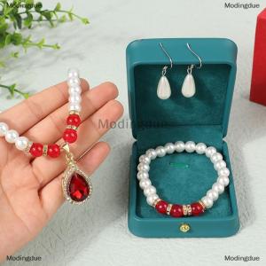 [COD] Modingdue Vintage Fashion Jewelry Set For Women Necklace Earrings Bracelet Set Wedding Party Jewelry Gift Pendientes