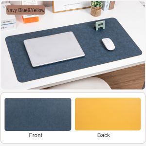 VIVIDI Hai Miếng lót chuột Họa tiết da bò Chống trượt Tấm lót chuột máy tính xách tay Dễ lau chùi Lớn Bảo vệ bàn Văn phòng tại nhà