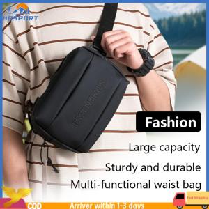 【Hospor】 PU Outdoor Chest Bag Fashion Fanny Pack Casual Waist Bag Outdoor Travel Bag