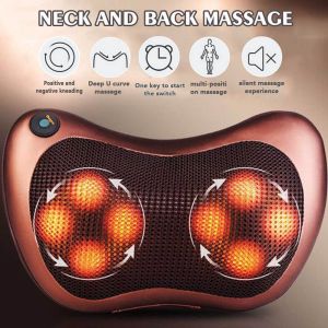 Bantal Pijat 8 Bola portable Car Home Massage Pillow Alat Pijat - Pijat Leher - Bantal Pijit/ Bantal Serviks
