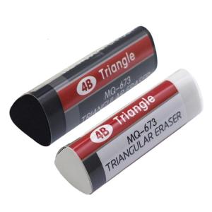 2 miếng sinh viên thi tẩy tam giác tẩy cao su Ergonomic Grip dễ dàng xóa cho sinh viên nghệ sĩ vẽ phác thảo