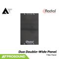 Radial Duo Double-Wide Panel แผ่นปิดช่อง 500 Series ขนาด 2 ช่อง สำหรับแร็ค AT Prosound. 