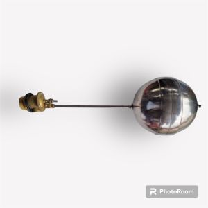 ลูกลอยสแตนเลส ขนาด 2 นิ้ว ก้านทองเหลือง ลูกลอยแทงค์น้ำ คุณภาพดี