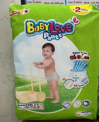 Tã quần BABYLOVE/ BABYJOY chuẩn Nhật size M48/L484/XL48/XXL48 Baby Love Baby Joy Unicharm