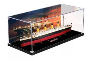 [READY-STOCK] Display Case Box Creator Expert 10294 Titanic (Only display case box No blocks Model)