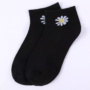 RADEYA Kaos Kaki Bunga Wanita Semata Kaki Motif Daisy Lucu Murah