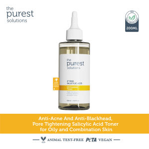 The Purest Solutions Oil Control BHA Toner 200ml | Skin Regeneration Salicylic Acid Anti Blackhead Clear Acne Scars Oily Combination Skin
