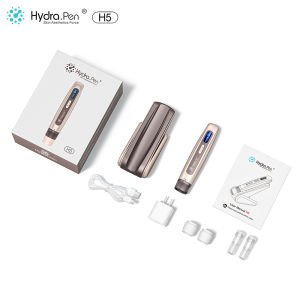 Hydra bút H5 EMS microneedling bút với 2 cái 12 pin Cartridge 4-cực EMS tự động Huyết thanh Applicator mặt chăm sóc làm đẹp da