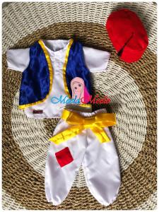 Kostum Aladin Anak Simple/ Kostum Anak Properti Photoshoot Newborn/ kostum Halloween/ Karnaval  seni