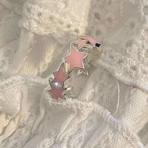 OEUVR Korean Style Irregular Star Ring Geometric Jewelry Accessories Y2K Open Ring Fashion Design Minority Design Finger Buckle Women