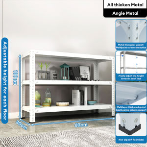 Rak Besi (100% Besi)Rak Besi Siku 5 Susun Rak Besi Siku Serbaguna Rak Aquarium Rak Gudang Serbaguna