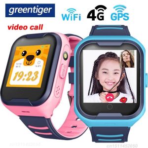Greentiger 4G Network A36E Wifi GPS SOS Smart Watch Kids Video call IP67 waterproof Alarm Clock Camera Baby Watch VS Q50 Q90