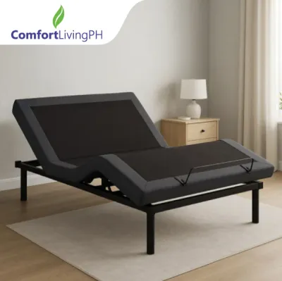 Comfort Living Premium Adjustable Bed Signature Smart Electric Bed Frame Full Double 54 x 75 Hospital Bed Senior PWD