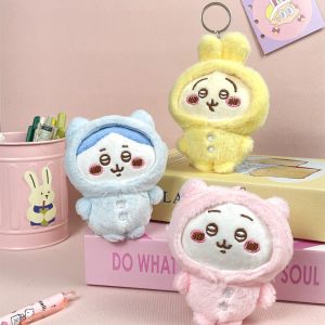 FANME อนิเมะ จี้ชิอิคาวะ ตุ๊กตา นุ่มนวล คีย์ริงอุซากิ ตลก คาวาอี้ ห้อยกุญแจฮาชิแวร์ ตกแต่งกระเป๋าเป้