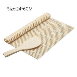 Bamboo Sushi Rolling Mat Set Sushi Rice Roll Making Nonstick DIY Kitchen Tools