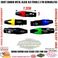 Socket Cannon / Soket Canon / Jek Contra XLR Female 3 Pin Berkualitas. 