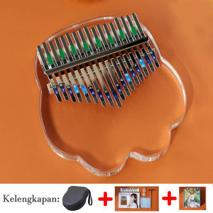 Kalimba Acrylic 17 Key Piano Jari Jempol Crystal Kalimba Alat Musik Thumb Piano