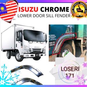 LOSERI PREMIUM Chrome Truck Lori KROM Isuzu NPR PRO Lower Rubber Sill Fender 1 Set NLR Pro 1Ton 3Ton Aksesori Lori